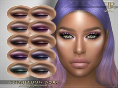 Eyeshadow N206 By Fashionroyaltysims Sims 4 CC