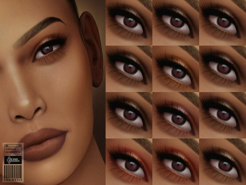 Eyeshadow | N36 By Cosimetic Sims 4 CC