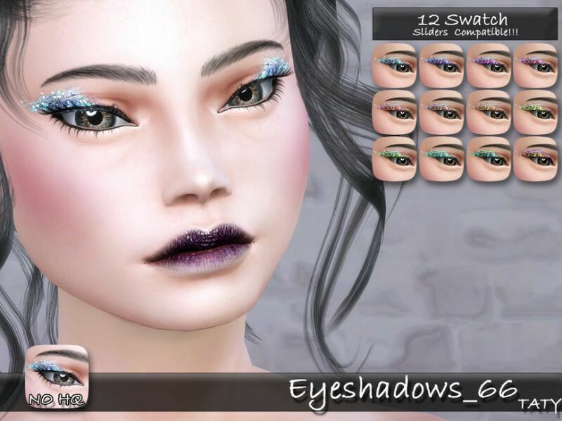 Eyeshadows_66 By Tatygagg Sims 4 CC