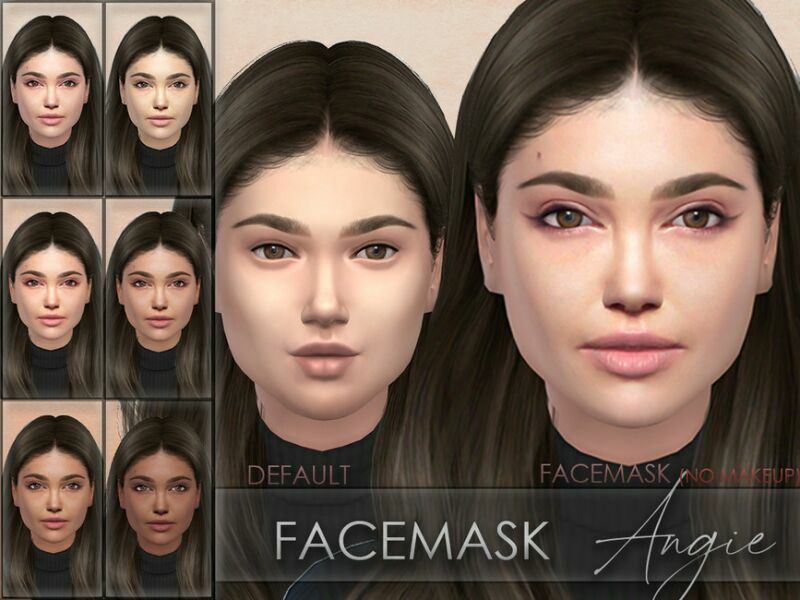 Facemask Angie By Jolea Sims 4 CC