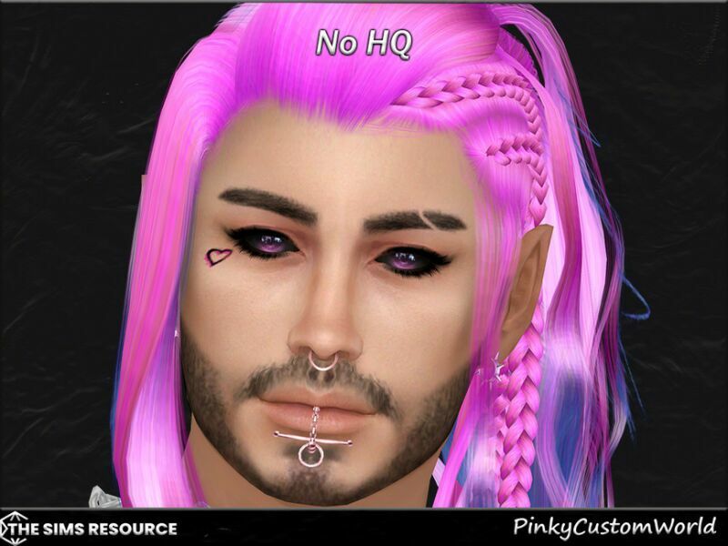 sims 4 cc facepaint n2 alisha v2 by pinkycustomworld 3