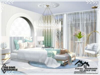 Falia – Bedroom – CC Only TSR By Marychabb Sims 4 CC