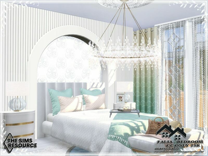 sims 4 cc falia bedroom cc only tsr by marychabb 2