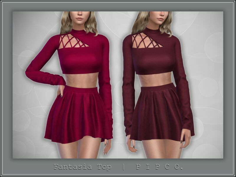 Fantasia TOP. By Pipco Sims 4 CC