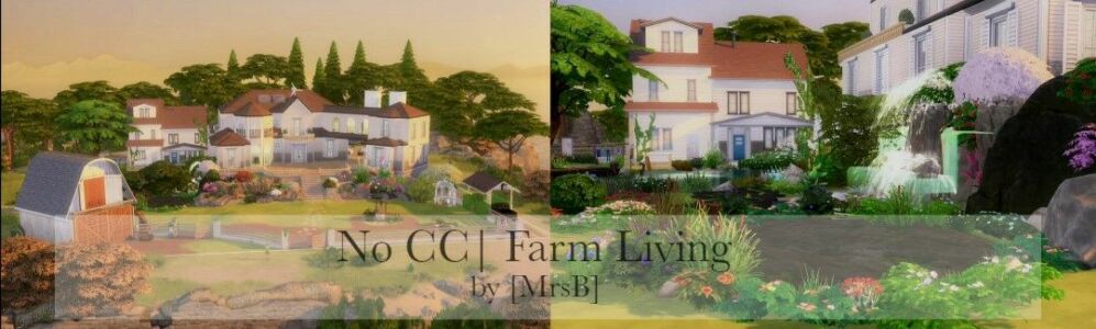 Farm Living|Cc Free By Mrsbarbiex3 Sims 4 CC