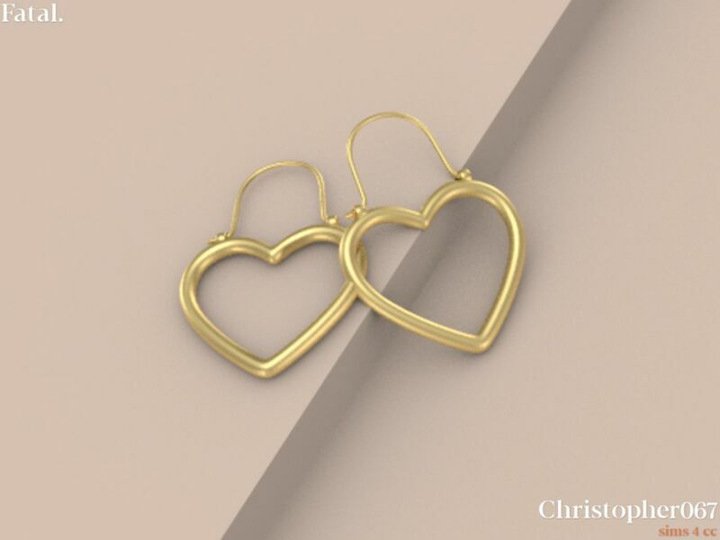 sims 4 cc fatal earrings by christopher067 3