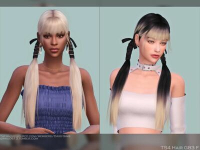 Female Hair G83 By Daisy-Sims Sims 4 CC