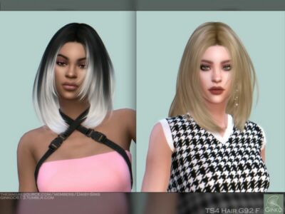 Female Hair G92 By Daisy-Sims Sims 4 CC