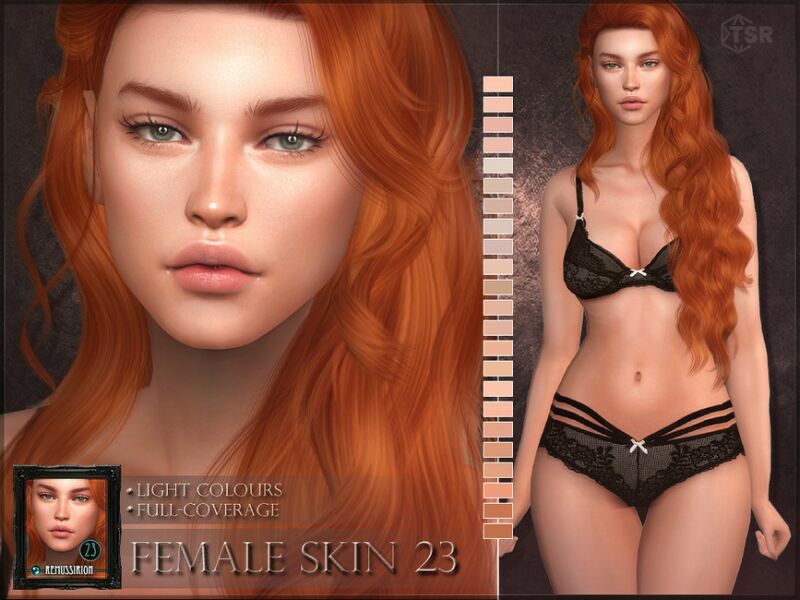 Female Skin 23 – Light Colours By Remussirion Sims 4 CC