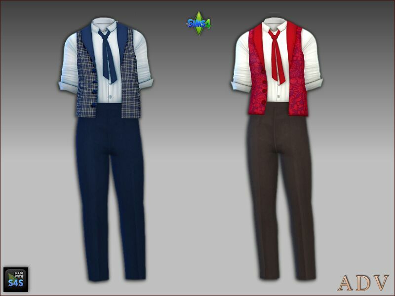 sims 4 cc festive outfits for couples 4