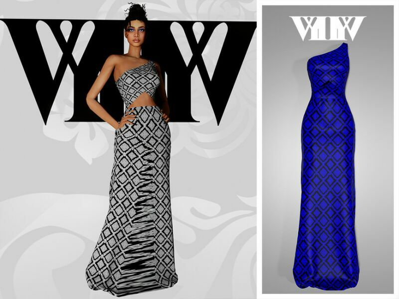 FEV22 – Dress II Sims 4 CC