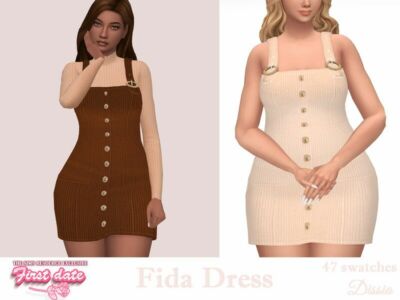 Fida Dress Sims 4 CC