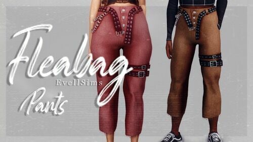 Fleabag Pants By Evellsims Sims 4 CC