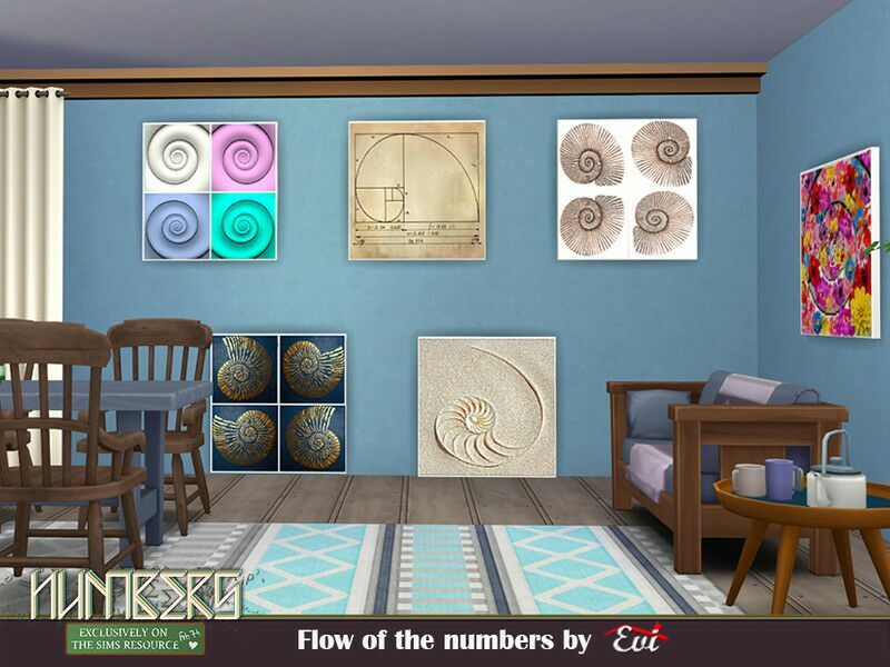 Flow Of The Numbers Sims 4 CC