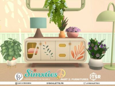 Flower Part 2 Furnitures Sims 4 CC