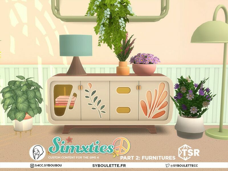 Flower Part 2 Furnitures Sims 4 CC