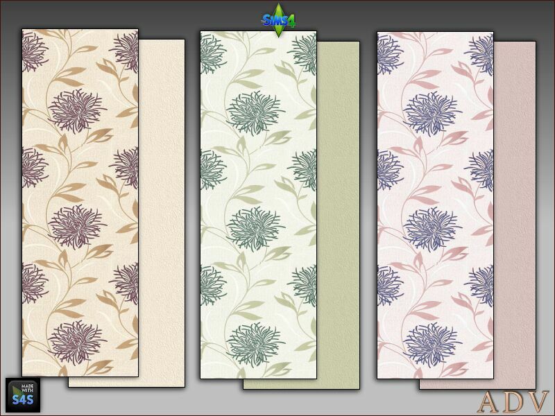 sims 4 cc flower wallpapers 2