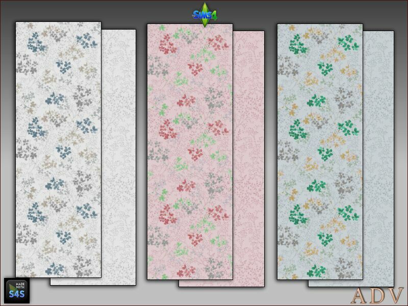 sims 4 cc flower wallpapers 4