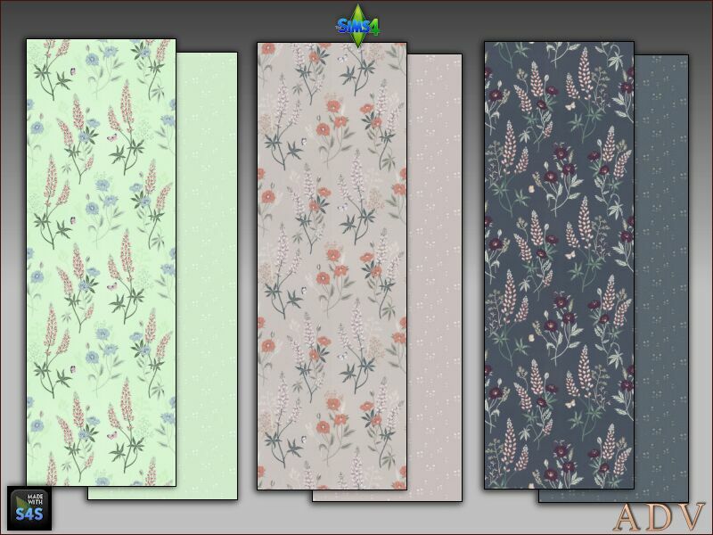 sims 4 cc flower wallpapers 7