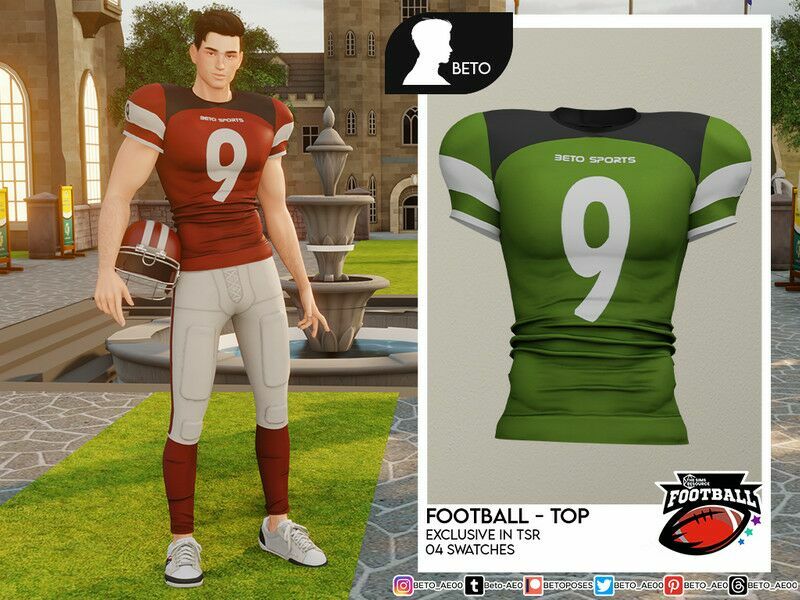 Football (TOP) Sims 4 CC