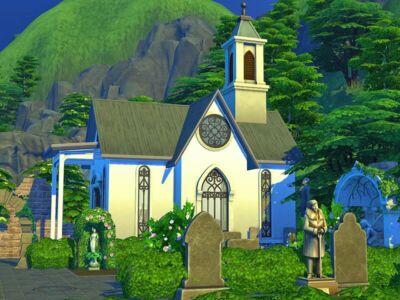 Forest Cemetery – NO CC By Flubs79 Sims 4 CC