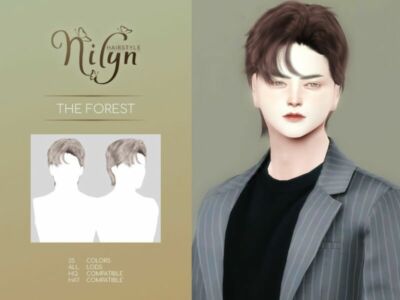 Forest Hair – NEW Mesh By Nilyn Sims 4 CC