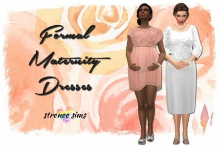 Formal Maternity Dresses Sims 4 CC