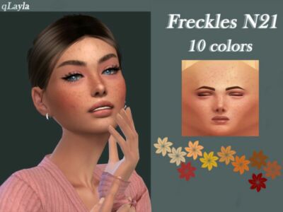 Freckles N21 By Qlayla Sims 4 CC