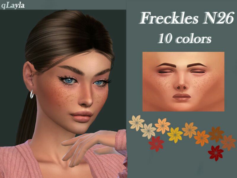 Freckles N26 By Qlayla Sims 4 CC