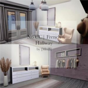 French Hallway| CC Free By Mrsbarbiex3 Sims 4 CC