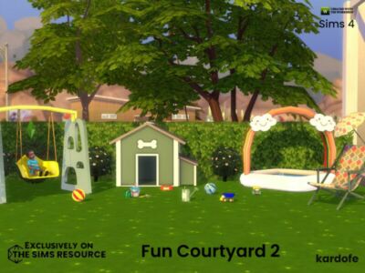 FUN Courtyard 2 By Kardofe Sims 4 CC