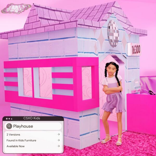 sims 4 cc functional disco playhouse 🎀 2