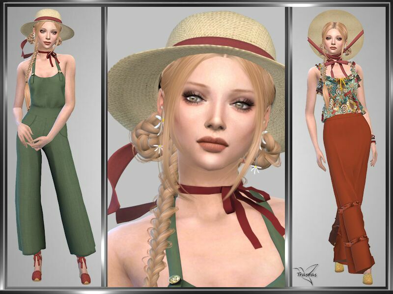 Gabrielle Grenier By Trasras Sims 4 CC