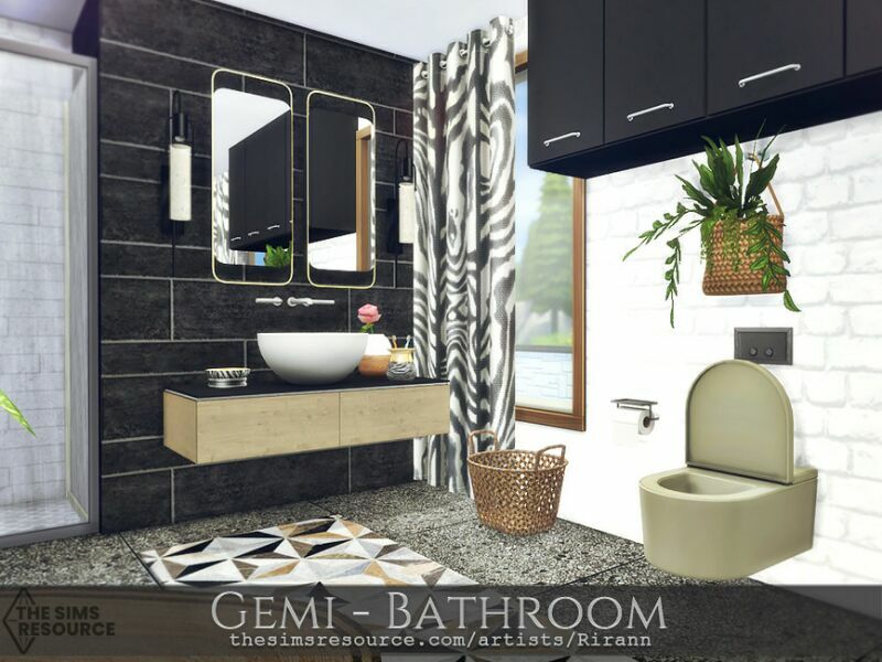 sims 4 cc gemi bathroom tsr cc only by rirann 2