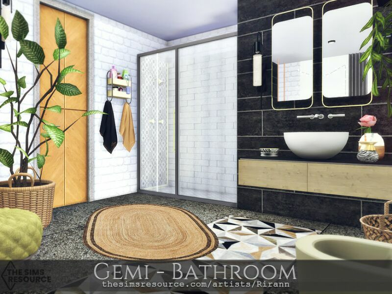 sims 4 cc gemi bathroom tsr cc only by rirann 3