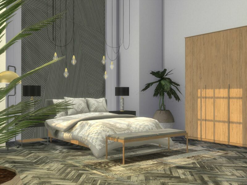 sims 4 cc glen bedroom by artvitalex 2