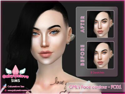 Gml’S Face Contour • FC01 Sims 4 CC