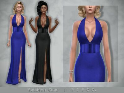 Goddess Gown IV By Pipco Sims 4 CC