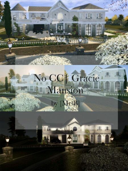 Gracie Mansion |CC Free By Mrsbarbiex3 Sims 4 CC