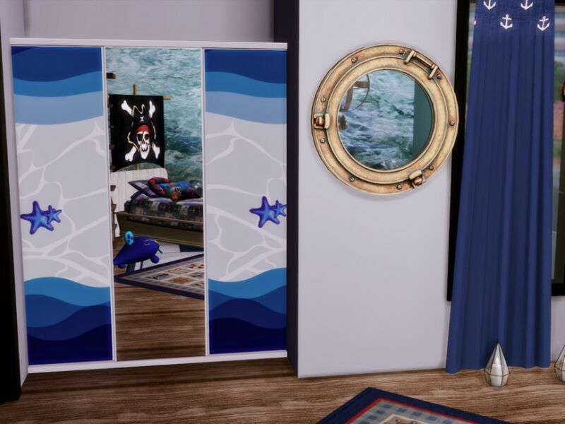 sims 4 cc gracja sea kid bedroom only tsr cc by genkaiharetsu 3