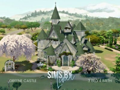 Greene Castle By Simsbylinea Sims 4 CC