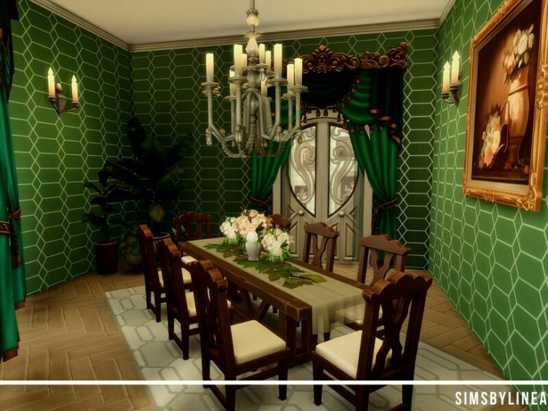 sims 4 cc greene castle by simsbylinea 4