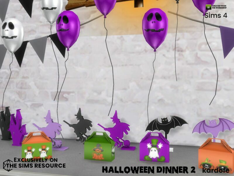 sims 4 cc halloween dinner 2 by kardofe 4