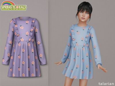 Harper Dress By Talarian Sims 4 CC