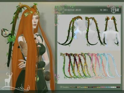 Haustlauf Antlers By Dansimsfantasy Sims 4 CC