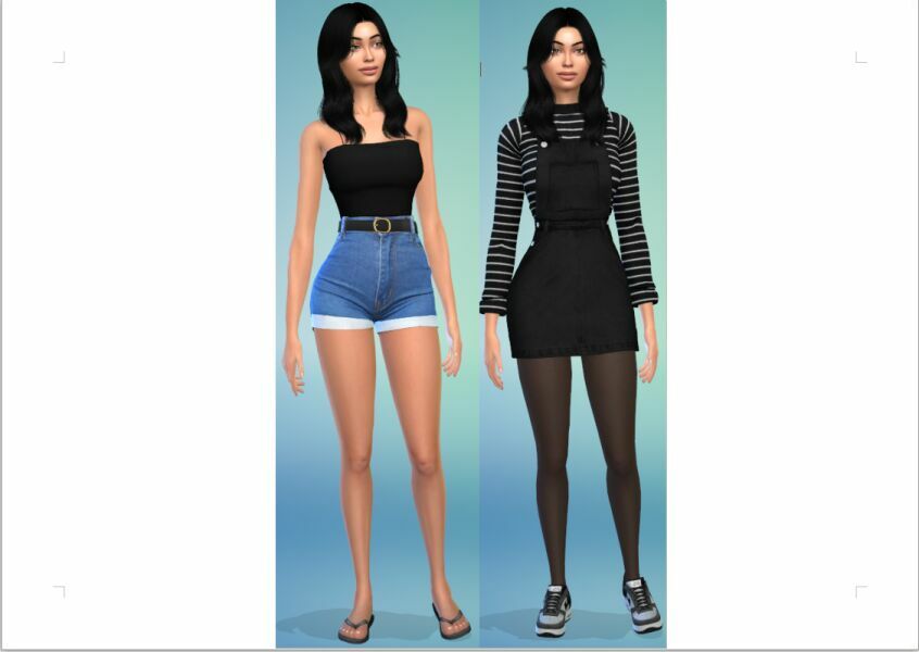 sims 4 cc hayley harley by emsily 4