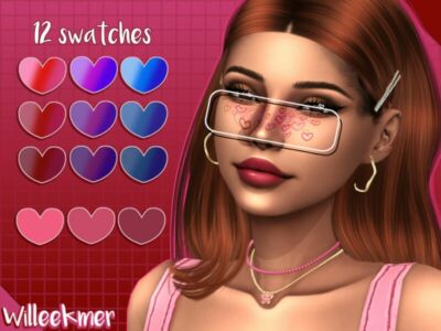 Hearts Blush By Willeekmer Sims 4 CC