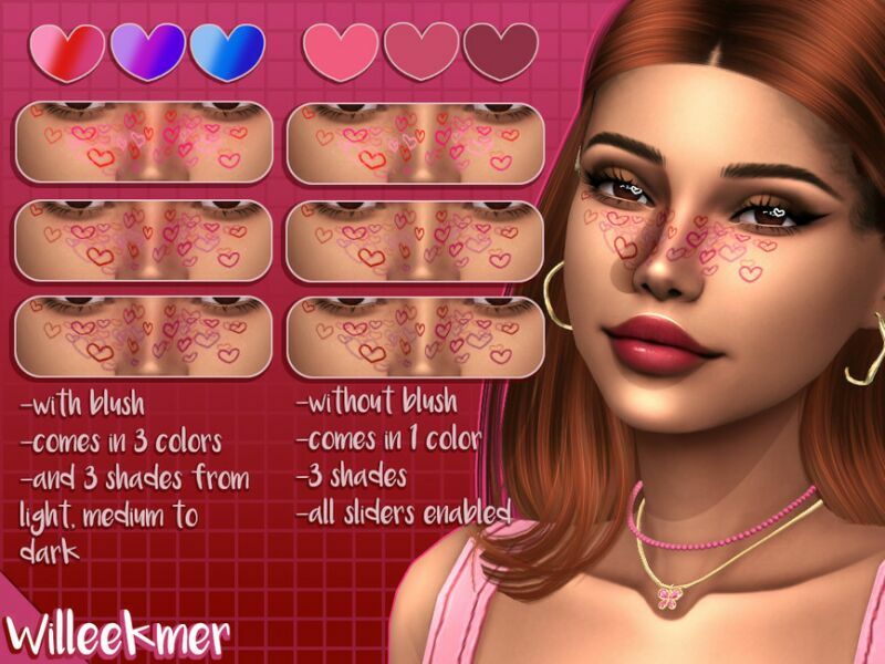 sims 4 cc hearts blush by willeekmer 2