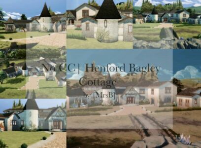 Henford Bagley Cottage |CC Free By Mrsbarbiex3 Sims 4 CC