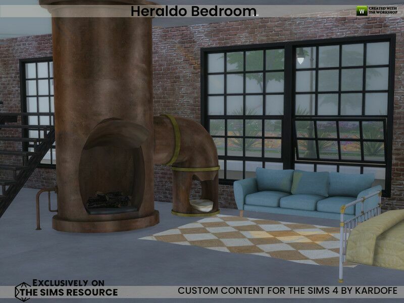 Heraldo Bedroom By Kardofe Sims 4 CC